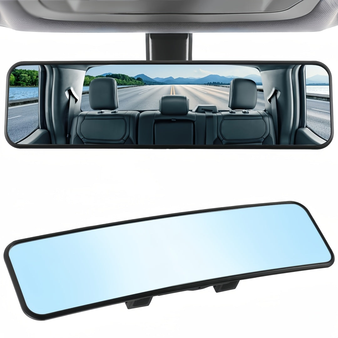 [HD Panoramic Rearview Mirror] HD Panoramic Clip-on Rearview Mirror - Wide-angle Field Of View, Reduces Blind Spots, Improves Driving Safety for All Vehicles, Easy Installation, Eliminates Tunnel Effect