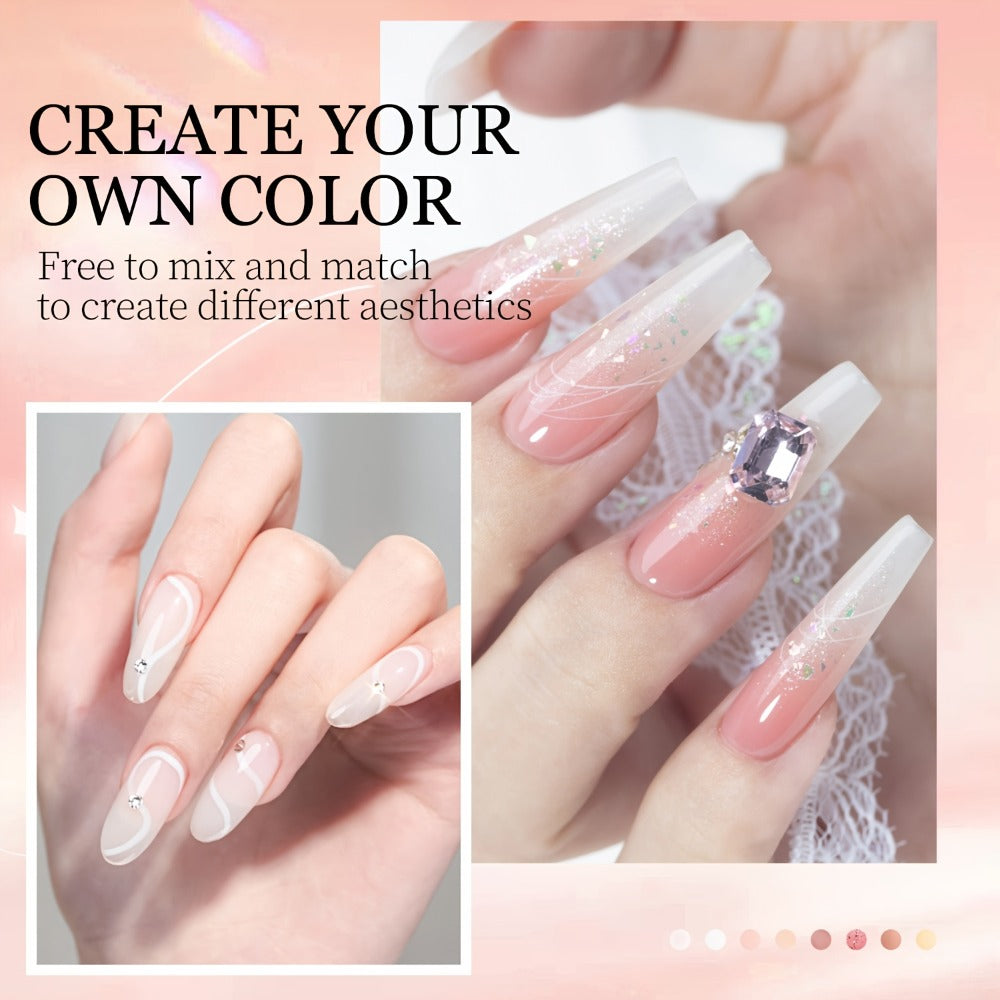 Acrylic Nail Kit with Electric Drill & UV LED Nail Lamp - Complete Professional Starter Set for Beginners with Acrylic Powder Brush Tools All-in-One Nail Extension System
