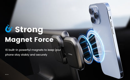Tesla Magnetic Car Phone Holder T4 Upgraded Model – Strong Magnet Dashboard Mount Compatible with Tesla Model 3 Model Y Model S Model X
