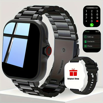 Smart Watch with Answer & Make Calls for Women Men – 100+ Sports Modes, Fitness Activity Tracker, Heart Rate Monitor, Pedometer, Compatible with Android & iPhone, Perfect Gift