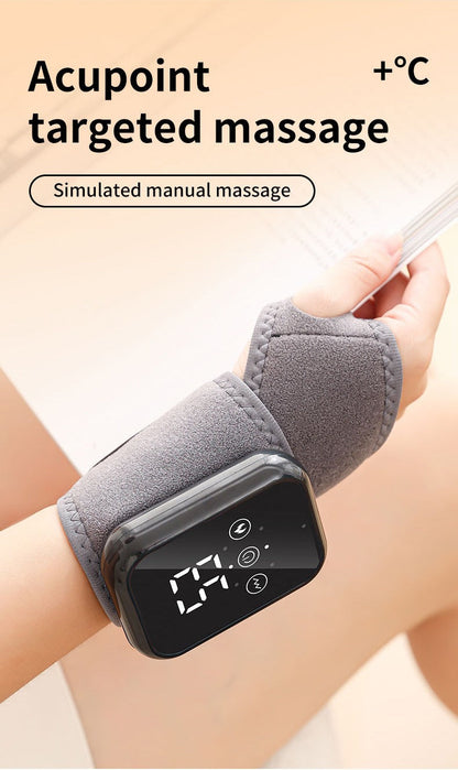 Hand Massager with Heat Vibration Wrist Guard Carpal Tunnel Relief