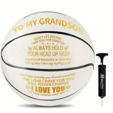 To My Grandson White