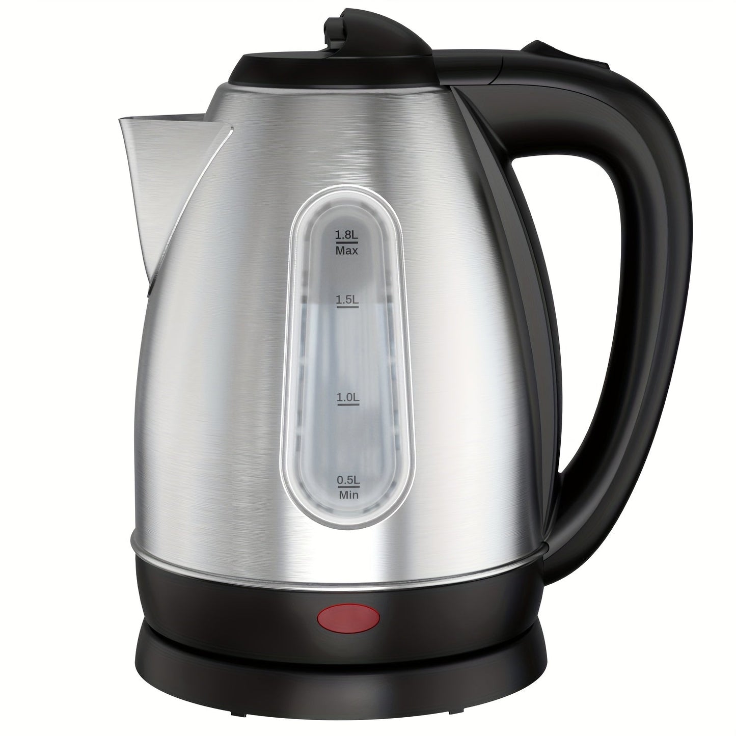 Electric Kettle 1200W Fast Boiling 1.8L Stainless Steel BPA-Free Auto Shut-Off Boil-Dry Protection 360 Swivel Base for Coffee Tea Kitchen Camping Office Home