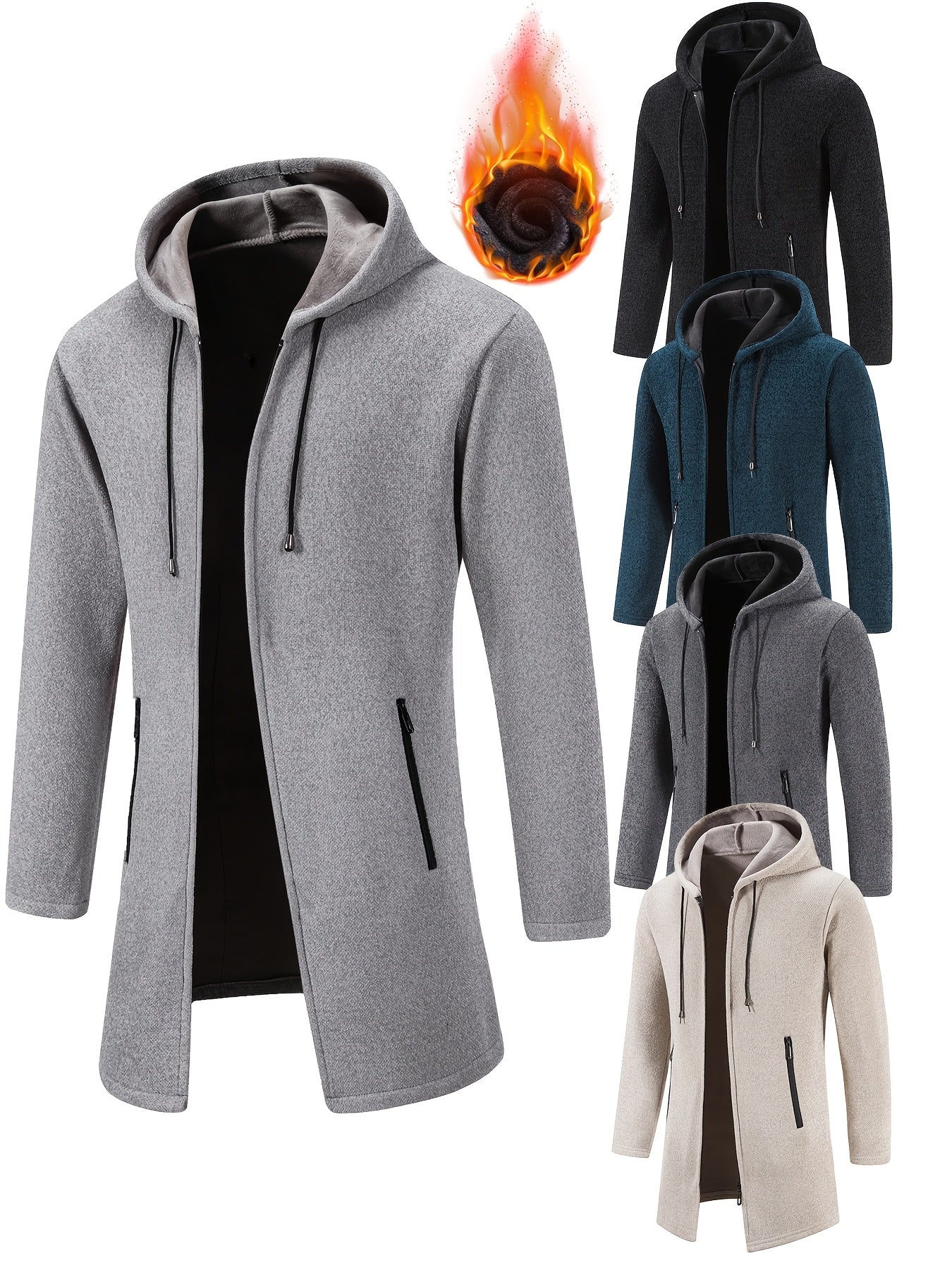Men's Versatile Zip-Up Hoodie Everyday 517