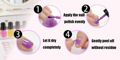 Pedicure Play Set for Girls 8+ – 320+ Pieces Pretend Spa Kit with Colorful Nail Polishes & Stickers | Girls Self Care Party Toy | Best Birthday Christmas Gift for Kids Tweens