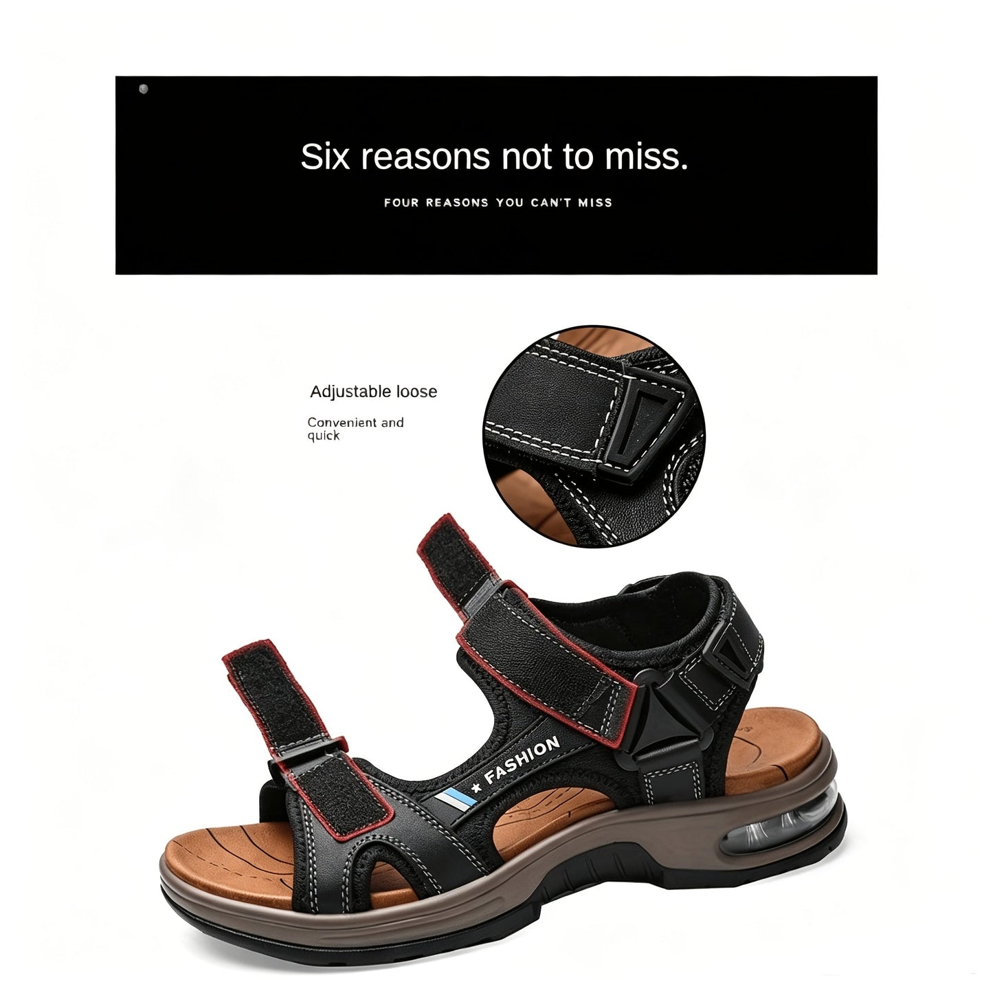 Men's Sandals - Cushioned Support