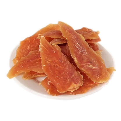 Duck Jerky Dog Treats – Chicken-Wrapped Sweet Potato Sticks, Chewy Long Lasting Chews for Small Medium Large Dogs, Easily Digestible Training Treats & Pet Snacks for All Breeds