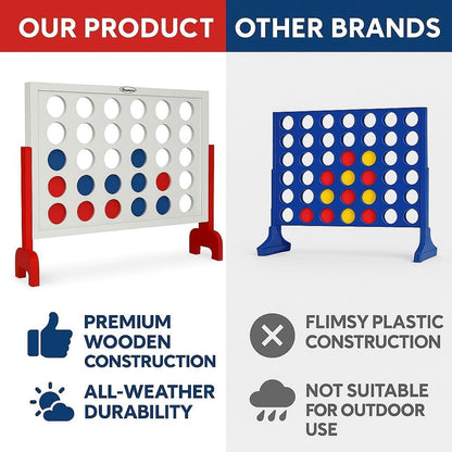 Outdoor Lawn Toss Game Set – Washer Toss & Ladder Toss for Backyard Party, Portable Yard Games for Adults Kids Family, Includes Carrying Case, Fun for Tailgate Camping Beach BBQ Gatherings