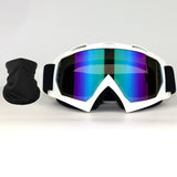 White Frame - Colored Lenses and Headscarf