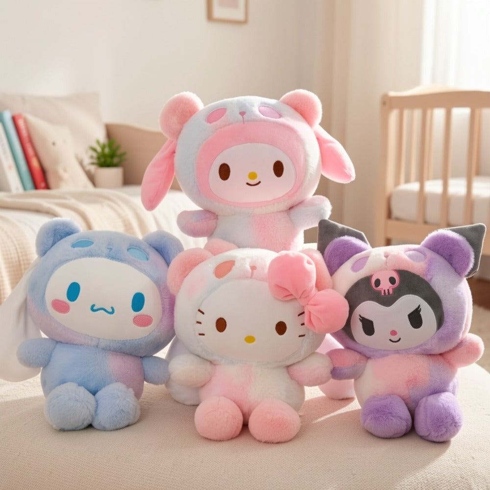 Sanrio Plush Doll – Hello Kitty Kuromi Cinnamoroll My Melody Kawaii Stuffed Animal Soft Character Toy, Cute Gift for Girls & Teens, Birthday & Christmas