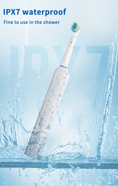 Sonic Electric Toothbrush with Smart Timer & 3 Cleaning Modes - IPX7 Waterproof, 4 Brush Heads, 600mAh USB Fast Charge, Round Tip Soft Bristles, Rechargeable Adult Toothbrush for Deep Clean