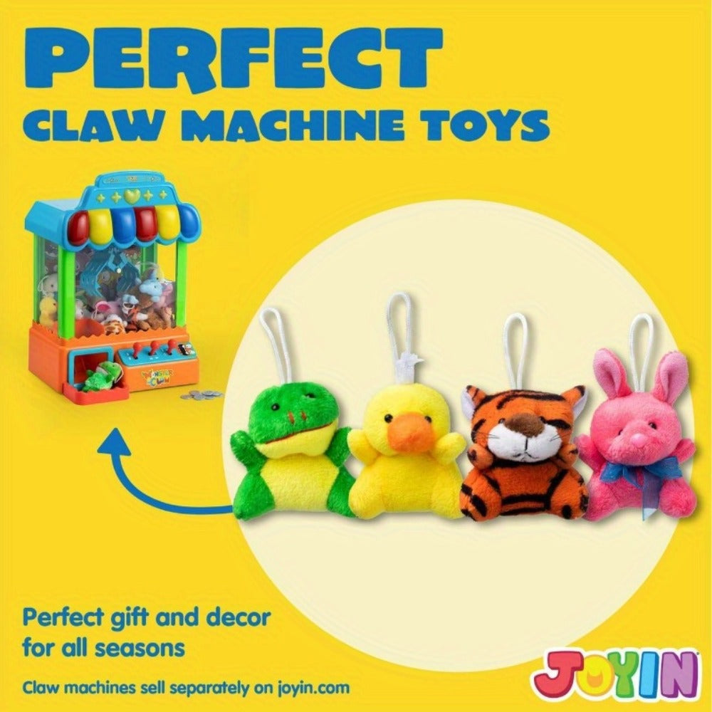 Mini Animal Plush Toy Assortment 72 Pack Bulk – 2.5-3 Inch Stuffed Animals for Party Favors, Carnival Prizes, Classroom Rewards & Stocking Stuffers, 72 Unique Designs No Duplicates