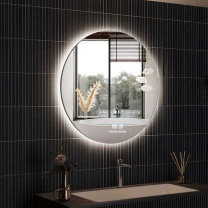 23.6-Inch Wall-Mounted LED Bathroom Vanity Mirror with Lighted Mirror detail image - detail view 5