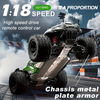 Dual Shell Ultra Large RC Off-Road Truck with Full Proportional Drift Control Extreme Grip Tires & High Speed – All-Terrain 4WD Remote Control Monster Truck for Kids Teens Adults Birthday Christmas Gift