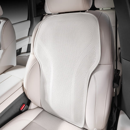 Nappa Leather Car Seat Cushion Full Surround – Non-Slip Breathable All-Season Seat Pad, Front & Rear Universal Fit for Cars SUVs, Luxury Interior Seat Cover