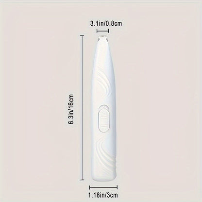 Paw Trimmer for Dogs & Cats – Cordless Electric Pet Grooming Clipper, Low Noise Hair Trimmer for Paws, Eyes, Ears, Face & Rump, Rechargeable Small Pet Clipper, Perfect Gift for Pet Lovers