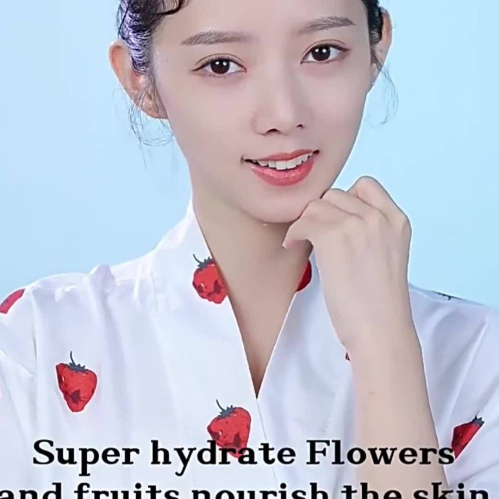 Hydrating Sheet Mask 10pcs Fruit Essence Glycerin Moisturizing Nourishing Brightening Face Mask for All Skin Types Lemon Scent Korean Skincare Travel Size