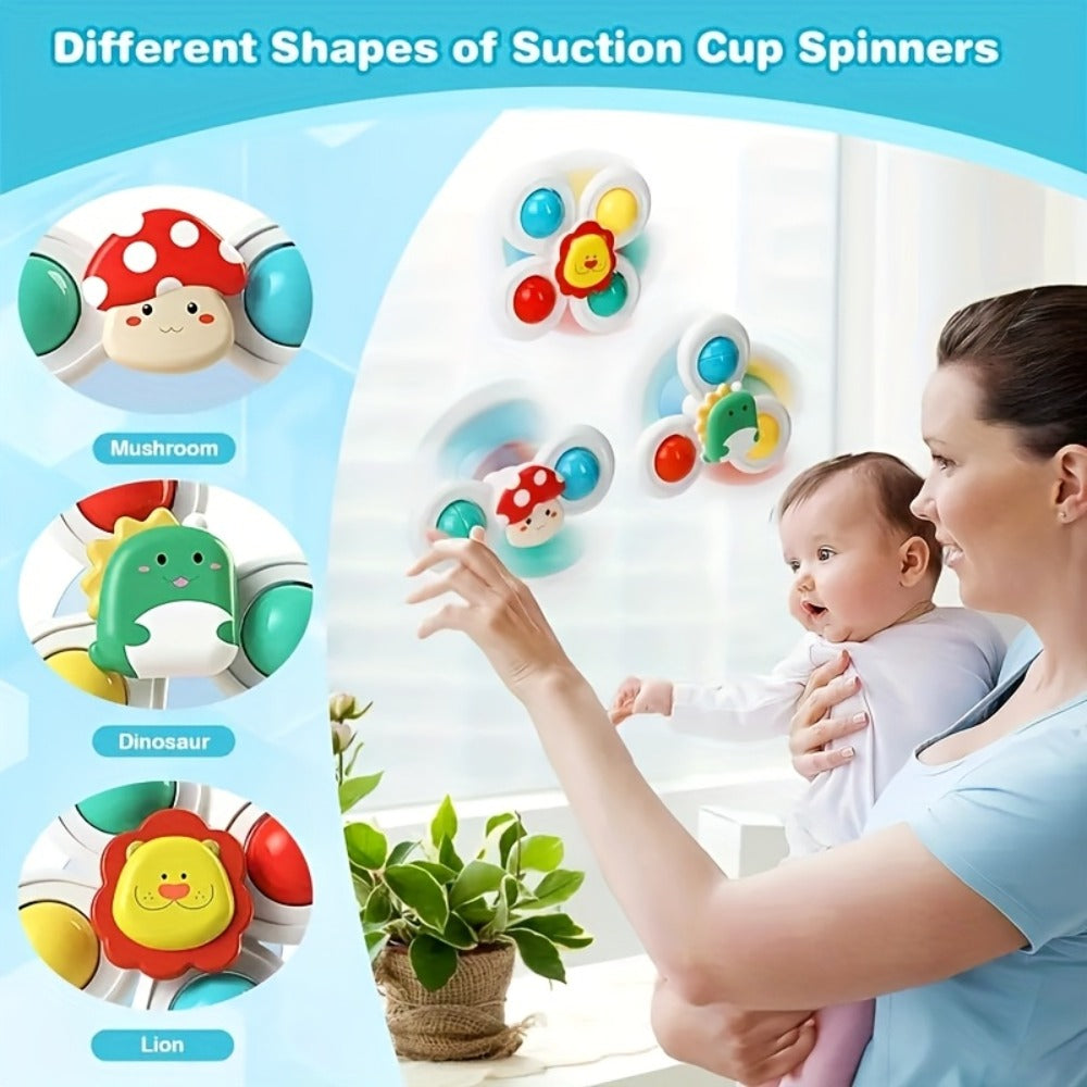 Sensory Stacking Toy Set 3-in-1 for Toddlers & Babies – Hand-Eye Coordination & Fine Motor Skills Activity Kit with Soft Cloth Book, Spinning Top & Stacking Cups, Birthday Easter Baby Shower Gift