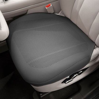 Nappa Leather Car Seat Cushion Full Surround – Non-Slip Breathable All-Season Seat Pad, Front & Rear Universal Fit for Cars SUVs, Luxury Interior Seat Cover