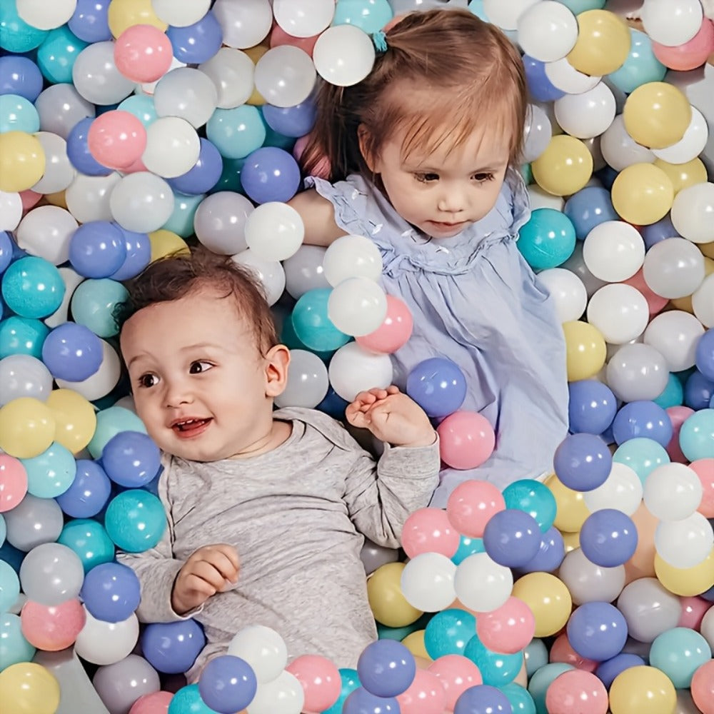 Ball Pit Balls 100/200 Pcs for Babies Toddlers Non-Toxic PE Colorful Ocean Play Balls for Ball Pit Pool Hand Foot Coordination Sensory Toy Birthday Gift Boys Girls