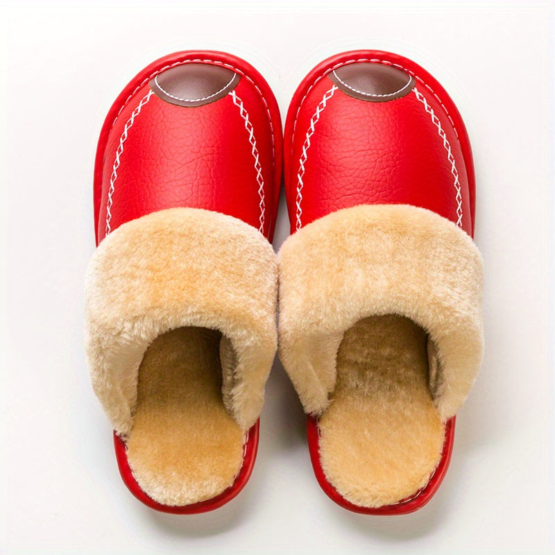 Men's Slippers - Slip-On Ease & Warm Lining