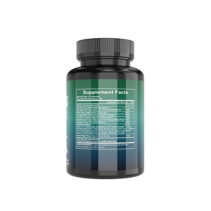 Sea Moss Capsules 3-Pack 180ct with Black Seed Oil Ashwagandha Turmeric Vitamin C D3 — Superfood Supplement for Energy Immunity Thyroid Gut Health Men Women