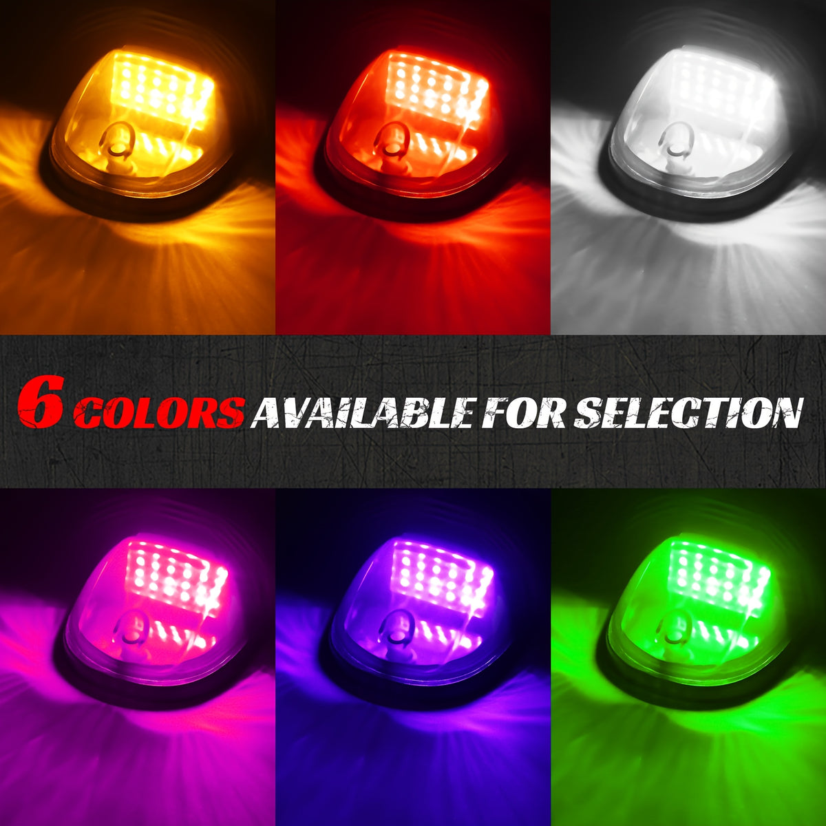 5pcs/Set 16/24 LED Roof Marker Light Bulbs, 12V Super Bright, Sturdy Construction, Easy Wiring Harness Replacement, Fits 2003-2018 1500 2500 3500 4500 5500 Pickup Trucks, Without Battery