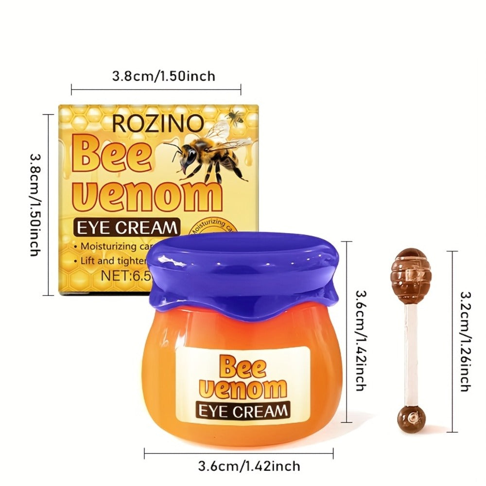 Bee Venom Eye Cream 5 Pack Instant Lifting Firming Anti-Aging Under Eye Treatment - Dark Circles Puffy Eyes Eye Bags Wrinkles Antioxidant Formula for Women All Skin Types