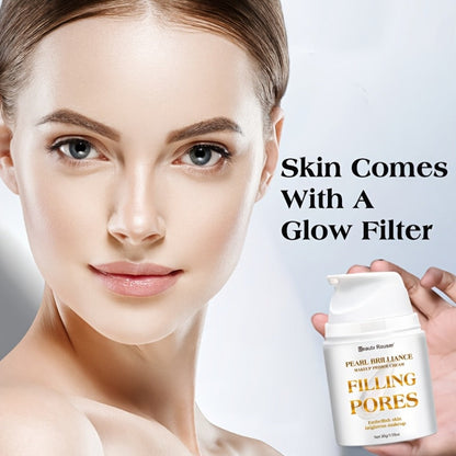 Pore Filling Makeup Primer Cream 30g – Oil Control Vitamin E Non-Greasy Moisturizing Formula for Flawless Long-Lasting Smooth Skin Finish All Skin Types