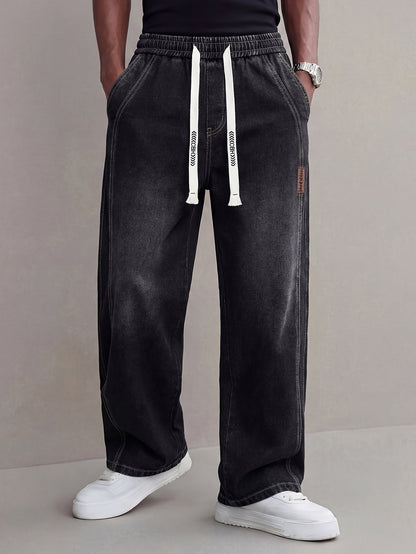 Men's Relaxed Fit Jeans - Classic Wash Clean Finish
