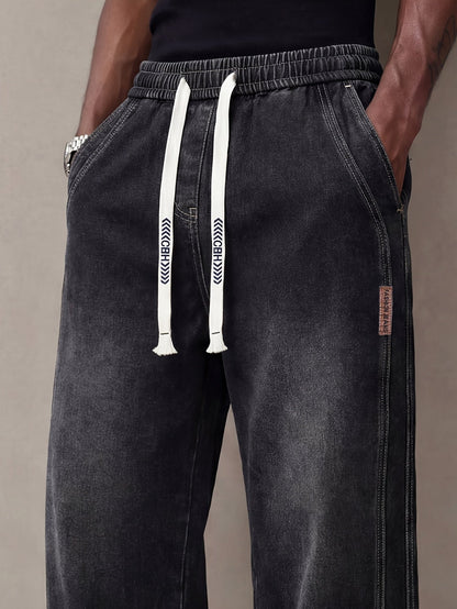 Men's Relaxed Fit Jeans - Classic Wash Clean Finish