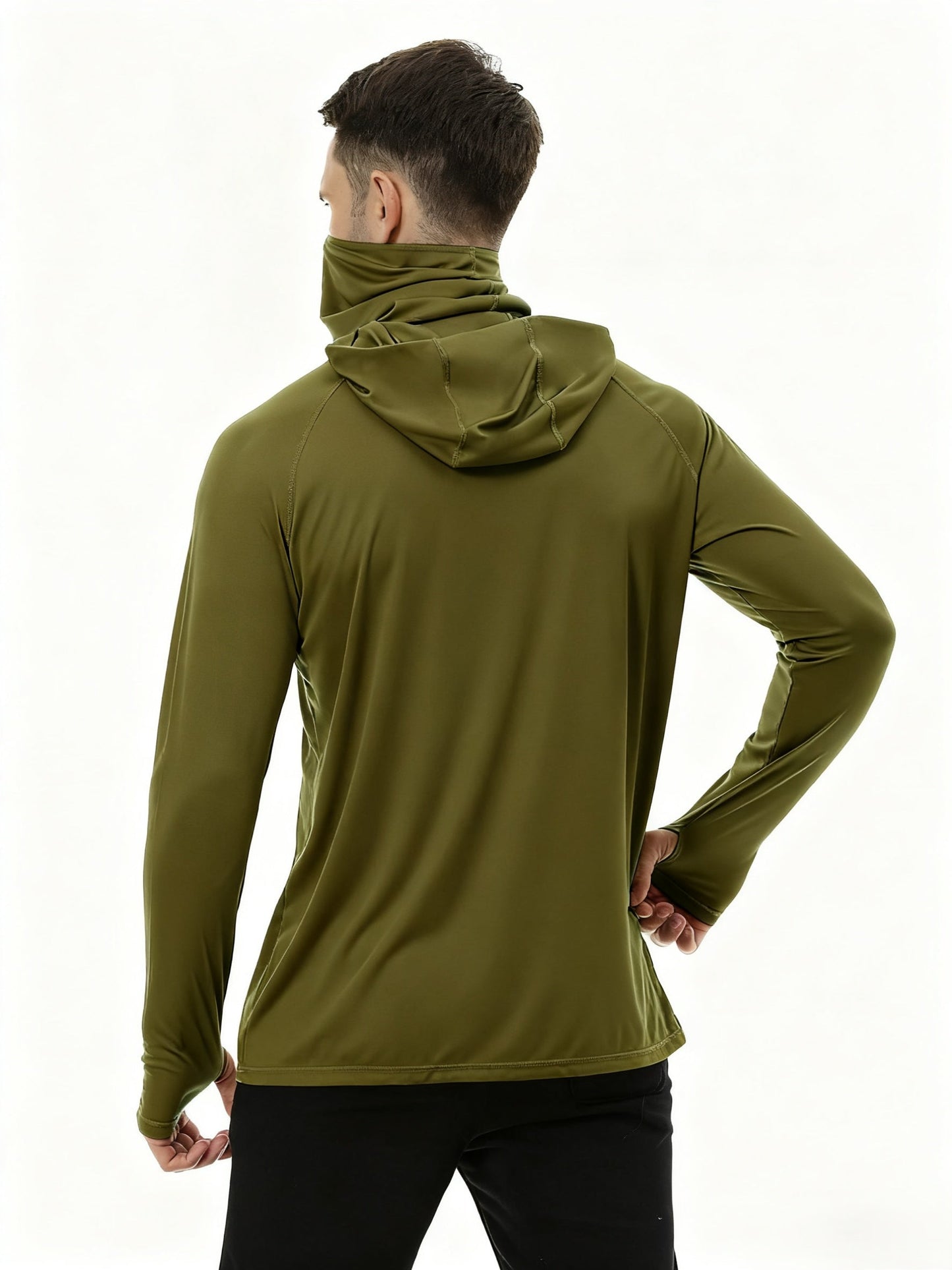 Men's Built-In Mask Hoodies - 6-Pack Breathable Layers