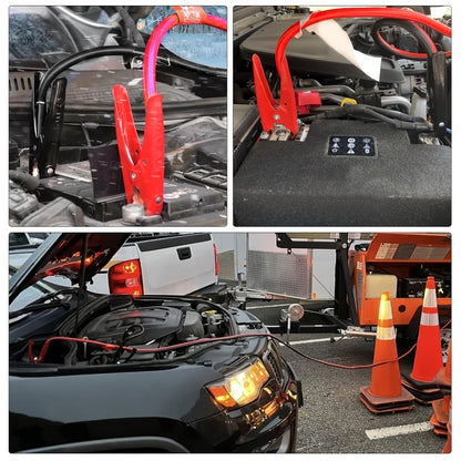 Heavy Duty Jumper Cables 600A CCA – Thickened Booster Cables with Carrying Bag for Pickup Truck, RV, Van & SUV, Jump Start Battery Kit for Large Engine Vehicles