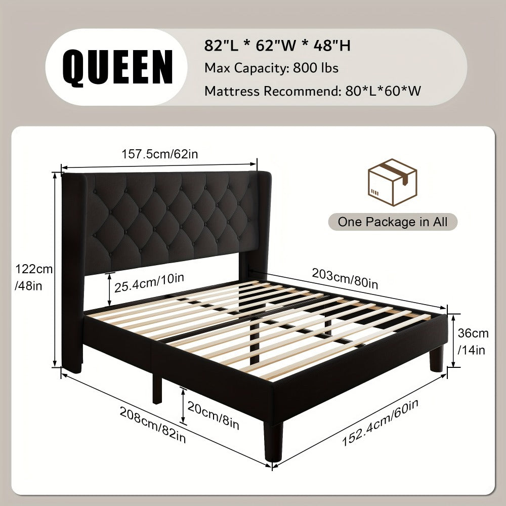 24-Inch Solid Wood Bed Frame with Multiple Color Options for Bedroom detail image - detail view 21