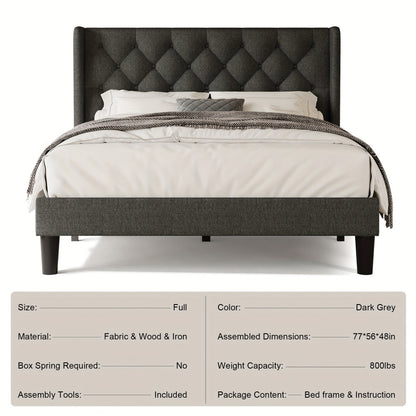 24-Inch Solid Wood Bed Frame with Multiple Color Options for Bedroom detail image - detail view 28