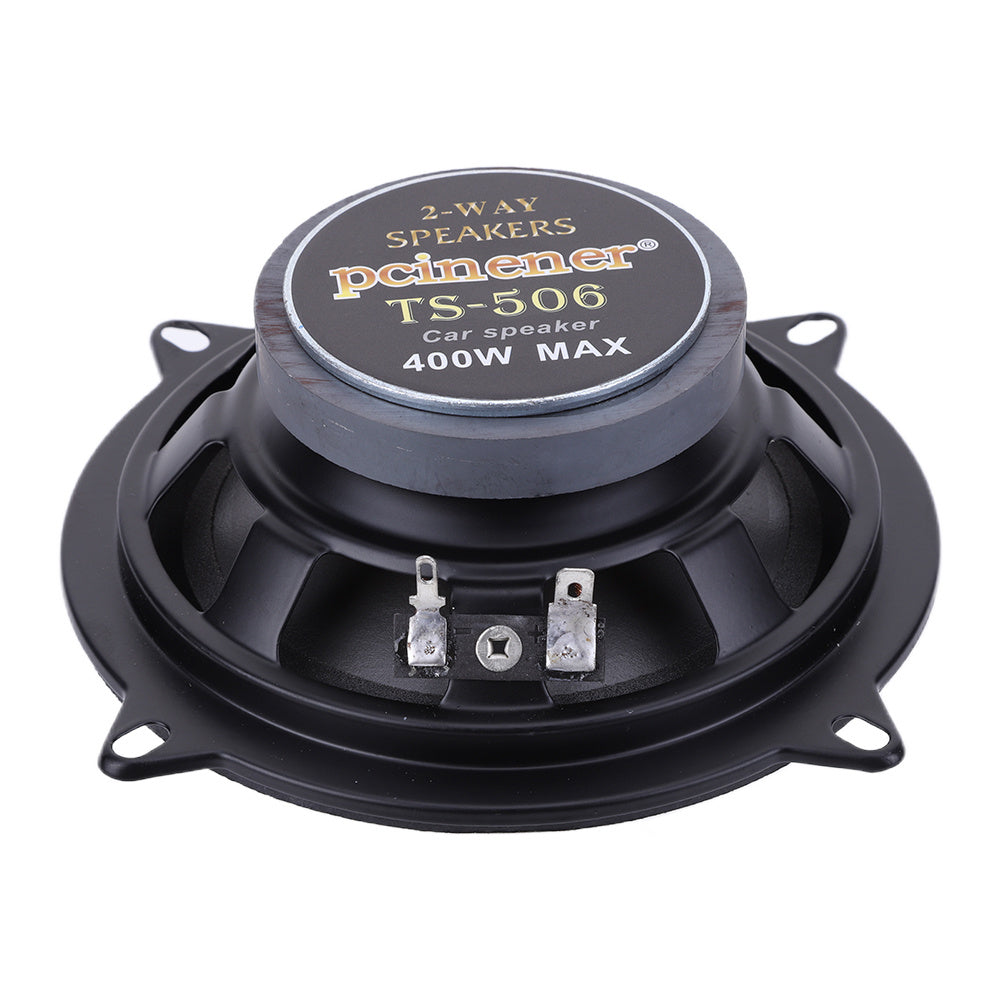 5 Inch Full Frequency Car Stereo Speaker 4 Ohms 2 Way Vehicle Audio Stereo Subwoofer 400W Full Range Frequency Auto Audio