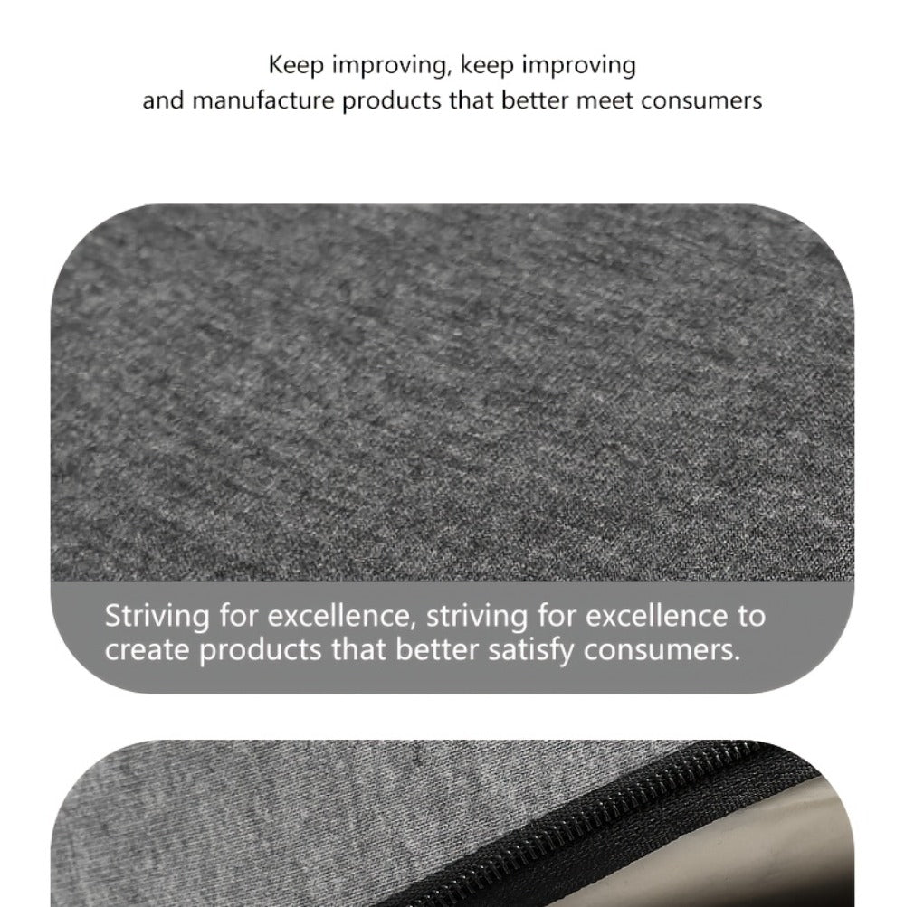 Ergonomic Seat Cushion for Tailbone & Lumbar Pain Relief - Memory Foam L-Shaped Car & Office Chair Cushion for Truck Drivers & Long Sitting