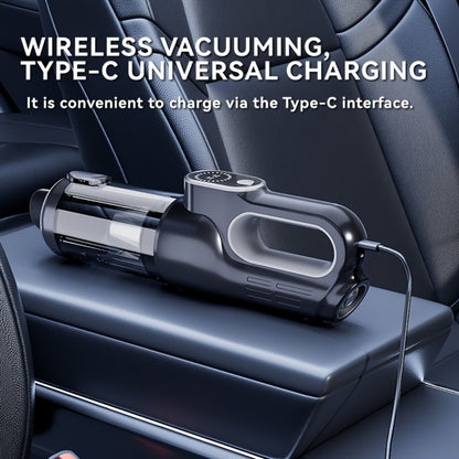 Handheld Car Vacuum Cleaner 13KPa Wireless USB Rechargeable | Cordless Portable Auto Interior Vacuum High Suction for Car Seat Carpet Dashboard Home Use | Silvery Black & Purple
