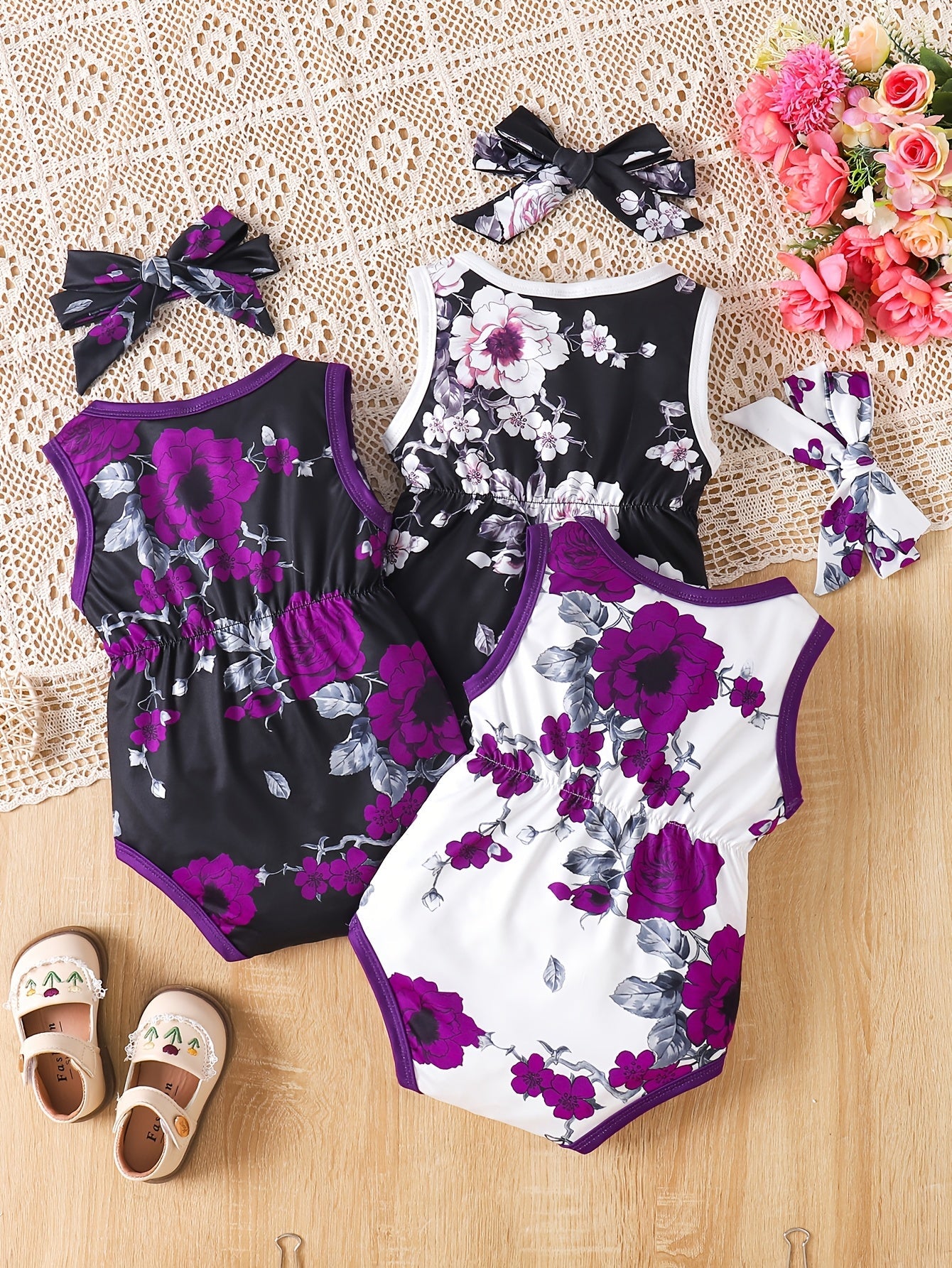 Baby Girl Tie Dye Bodysuit - Sleeveless Summer
