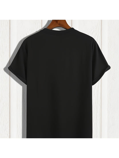 Men's Vintage T-Shirt - Crew Neck Short Sleeve Streetwear Style