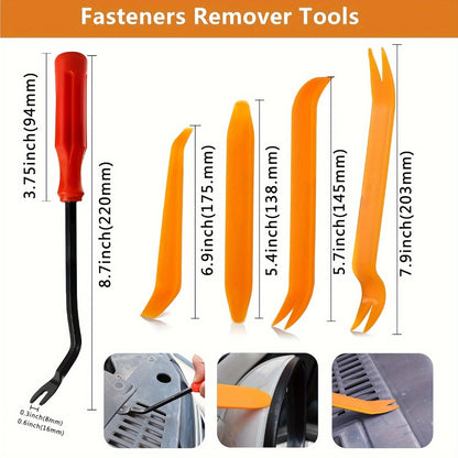 Car Retainer Clips Push Fasteners Kit Bumper Plastic Rivets Assortment for Auto Interior Exterior Trim Panel Body Clips - 113 to 928 Pcs