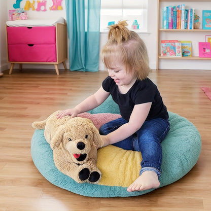 Golden Retriever Stuffed Animal 21 Inch Large Soft Plush Dog Toy Lifelike Puppy Doll Cuddly Huggable Gift for Kids Toddlers Dog Lovers Birthday Christmas