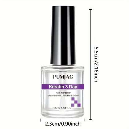 Nail Strengthening Oil Serum – 3-Day Manicure Treatment with Biotin, Vitamin A E C & Calcium for Brittle Nails | Formaldehyde-Free Nail Repair & Growth Serum 0.34oz