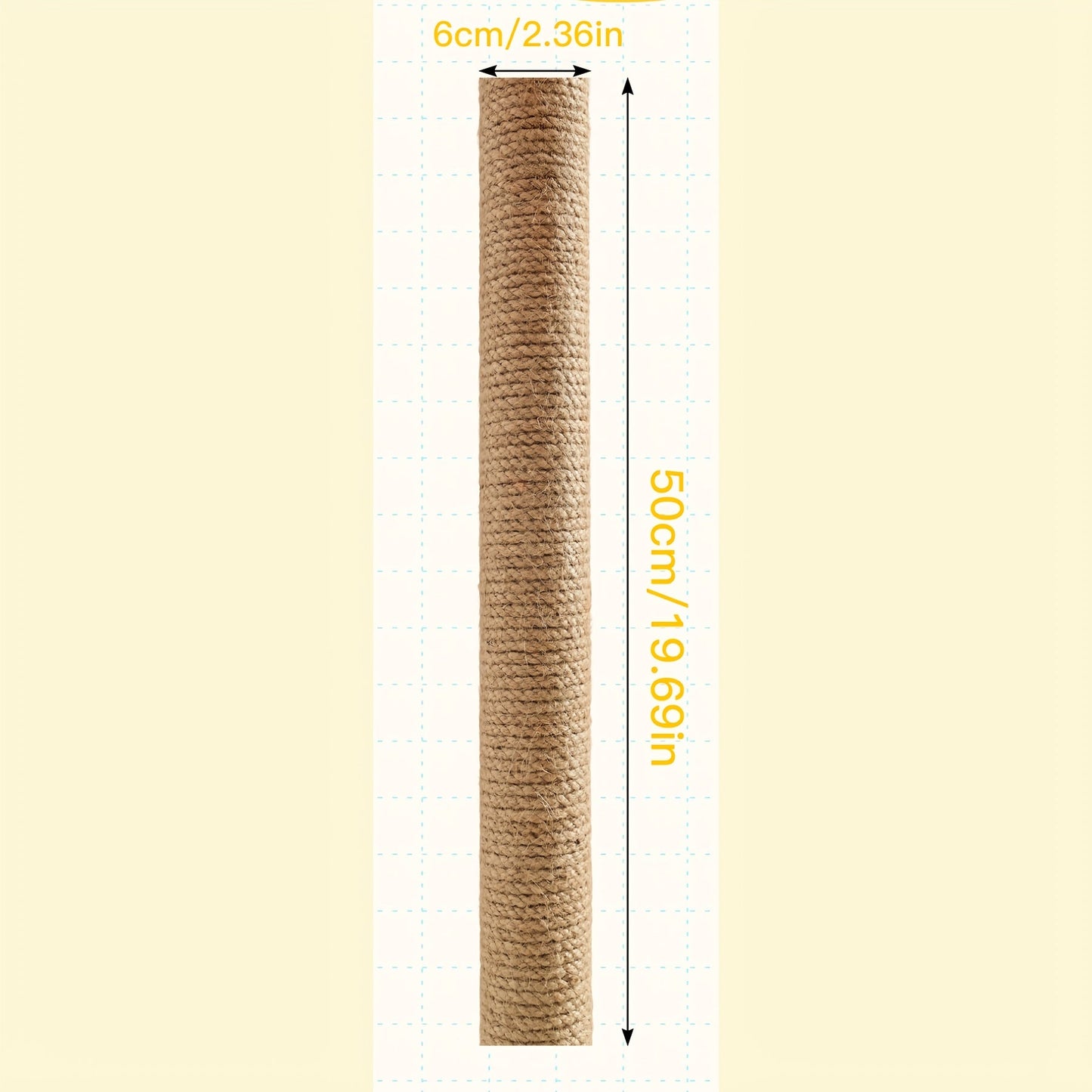 Multi-Level Sisal Cat Scratching Post 4-in-1 with 6 Wooden Balls 2 Hanging Balls & 2 Feather Teaser Toys - Premium Thickened Sisal Anti-Slip Base for Indoor Cats M L XL + Replacement Pillars