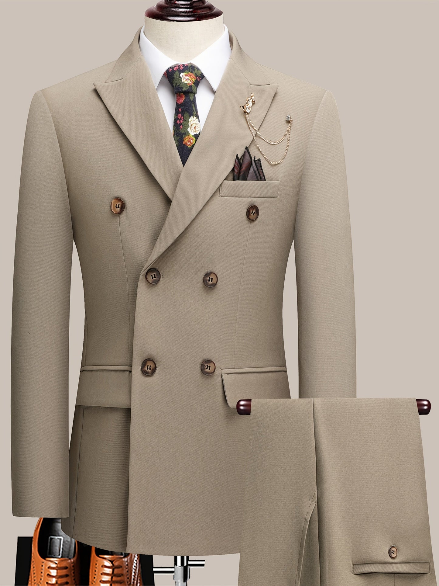 Men's Suit Set - Tailored Formal Style 031845
