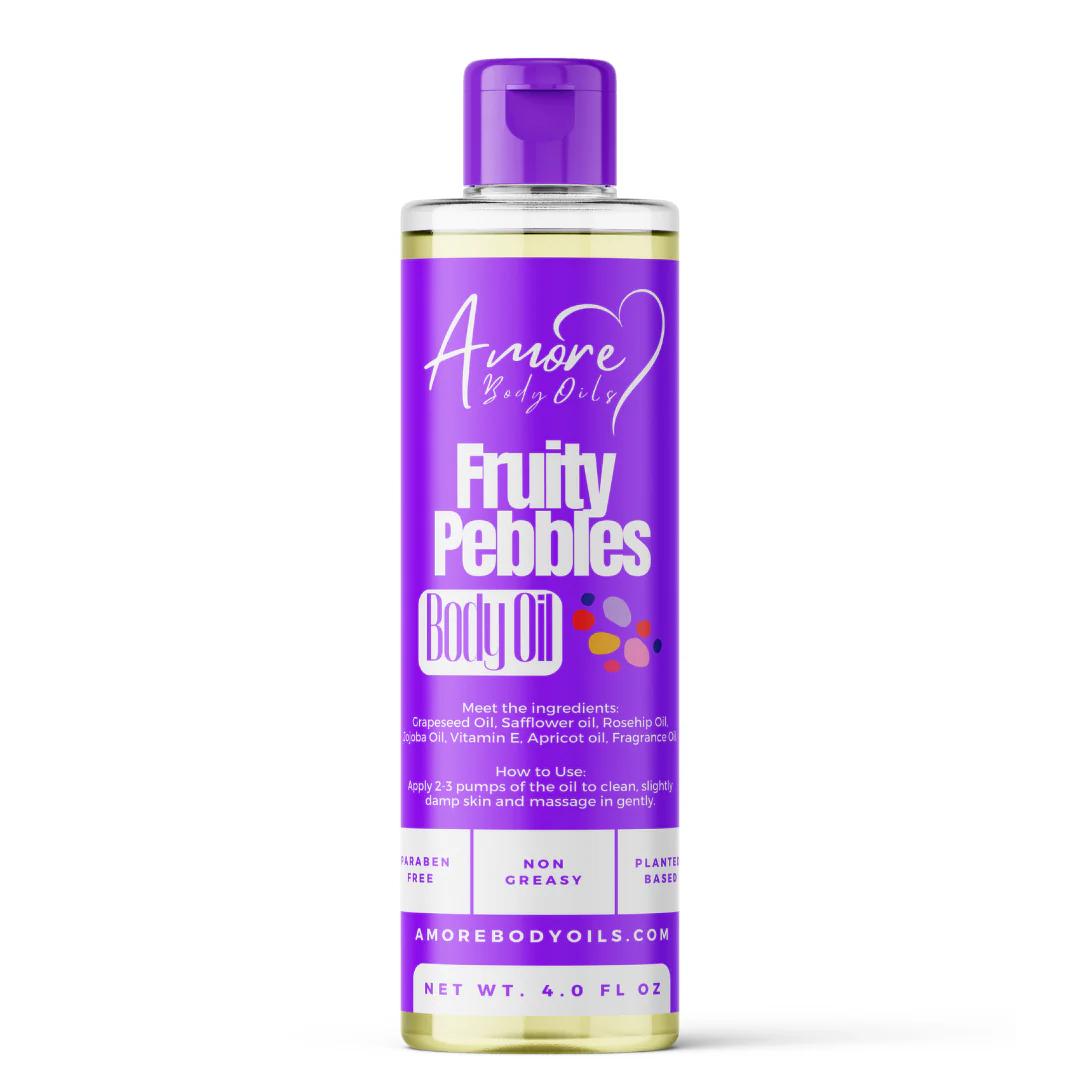 Fruity Pebbles Scented Body Oil for Women — Citrus Caramel Vanilla Fragrance, Nourishing Moisturizing Skin Oil, Long-Lasting Non-Greasy Formula, Soft Smooth Hydrated Skin Daily Use