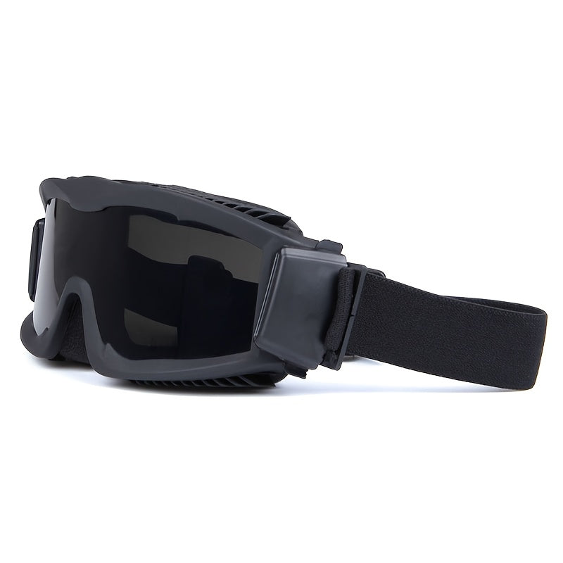 Polarized Off-Road Goggles Windproof – Wide Field of View, Anti-Fog, Durable Sports Glasses for Desert Snow Sand Outdoor Motorcycle Cycling Hiking