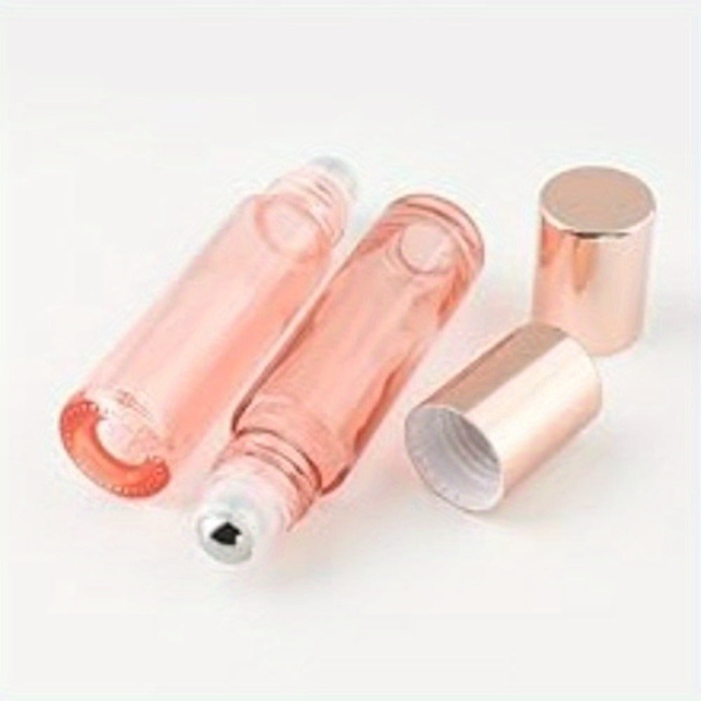 Essential Oil Roller Bottles 14 Pack 10ml – Refillable Glass Roll-On Perfume Containers with Stainless Steel Roller Balls, Opener & Funnel, Leak-Proof Travel Bottles for DIY Oils, Aromatherapy & Fragrance