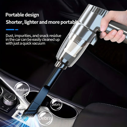 Handheld Car Vacuum Cleaner Corded - 3KPA Powerful Suction, 3M Power Cord, Lightweight Portable Auto Vacuum for Cars Trucks & Home, Single-Point Exhaust, No Battery Needed, 5 Colors