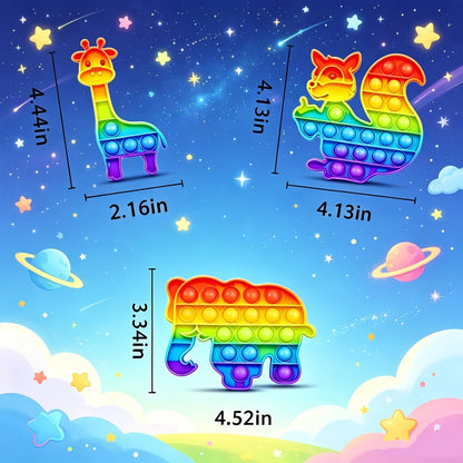 Bulk Party Favor Toys 600 Pieces – Mixed Color Novelty Fidget Toy Assortment for Easter Egg Fillers, Kids Birthday Goodie Bags, Classroom Prize Box Rewards & Holiday Gifts